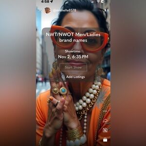 Please like for 11/2/25 flyer for live show for Men/Women NWT/NWOT+Freebies